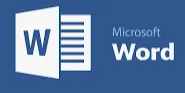 A microsoft word logo with the words " microsoft word ".