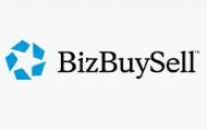 A logo of bizbuysell. Com, an online marketplace for business