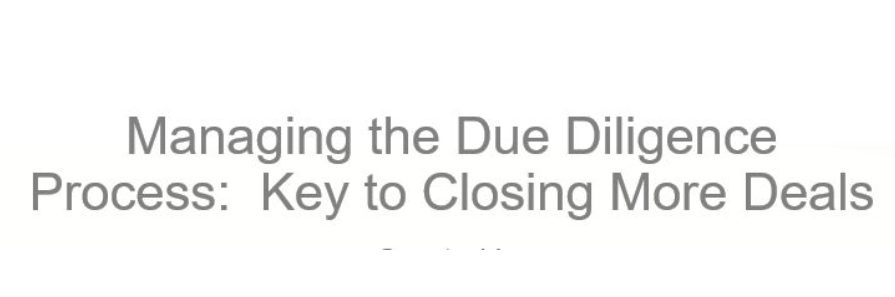A white and grey logo with the words " closing the due date."