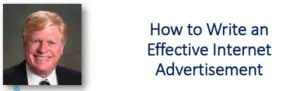 A picture of an advertisement with the words " how to be effective in advertising ".