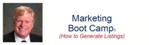 A picture of the title page for marketing boot camp.
