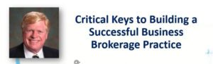 A picture of some words that say " critical keys to successful brokerage."