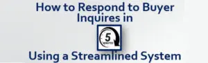 A blue and white graphic with the words " no respond to inquiries in 5 minutes streamlined ".