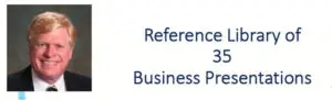 A picture of the word reference and a business plan.
