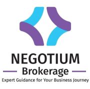 A logo of negotium brokerage