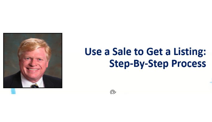 A picture of a person with text that reads " use a sale to get an offer step-by-step ".